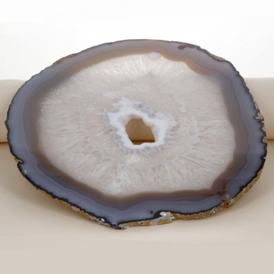Agata Geode Section with Drusa