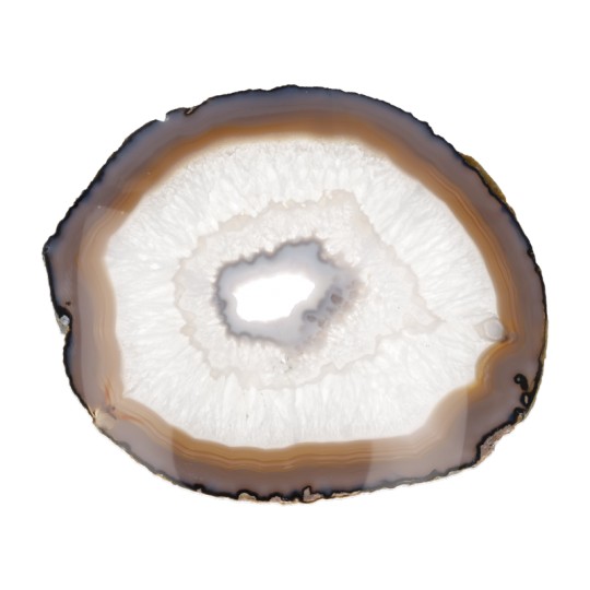 Agata Geode Section with Drusa
