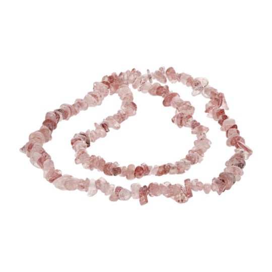 Closed Wire of Strawberry Quartz