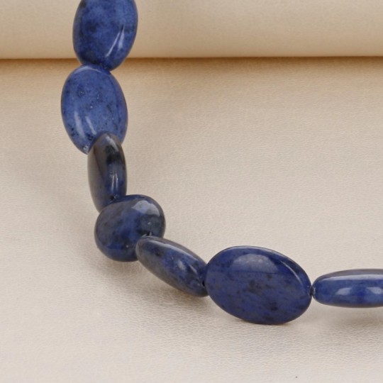 Wire of Dumortierite Oval Plate