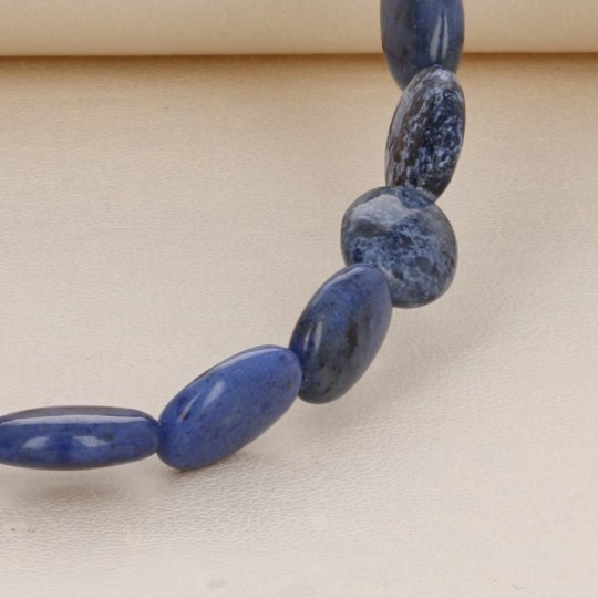 Wire of Dumortierite Oval Plate