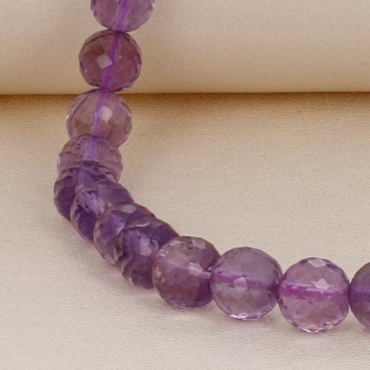 Wire of Amethyst Glicine Sferica