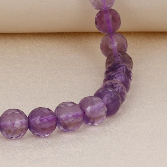 Wire of Amethyst Glicine Sferica