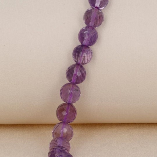 Wire of Amethyst Glicine Sferica