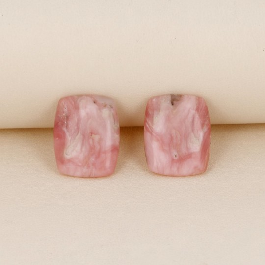 Pair Pietre di Opale Rosa