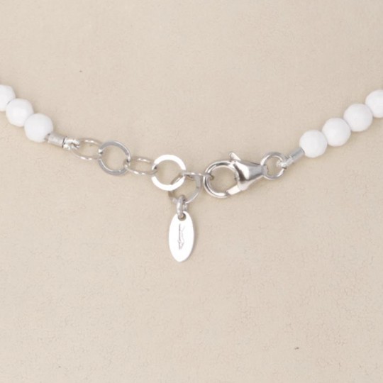 White Agate Necklace and Bracelet