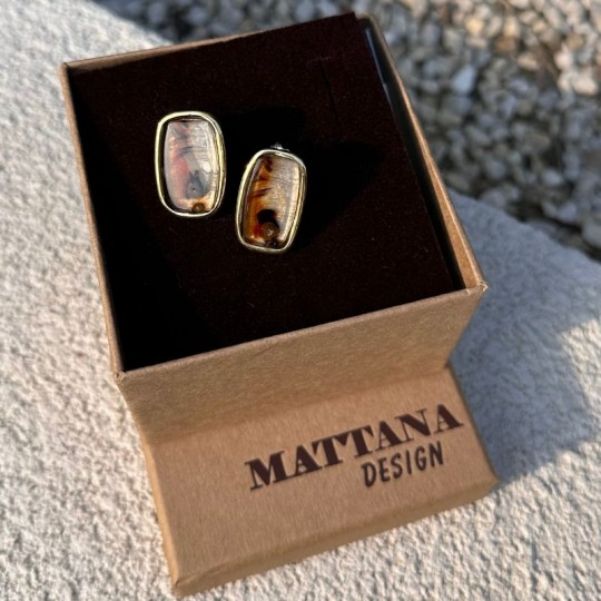 Earrings with Agata del Montana