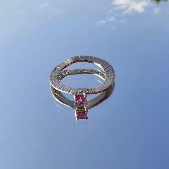 Spoiled Ring with Pink Sapphire