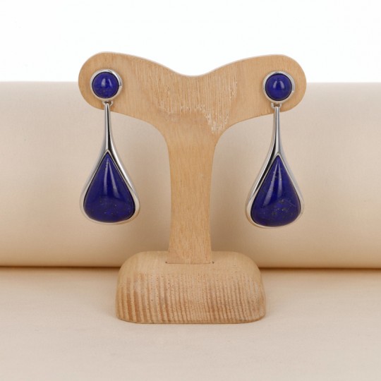 Goccia earrings with Lapis