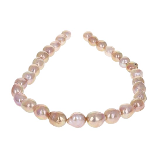 Baroque Pink Pearl Thread with Nucleus