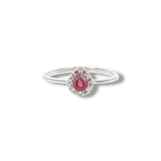 Ring with Ruby Goccia