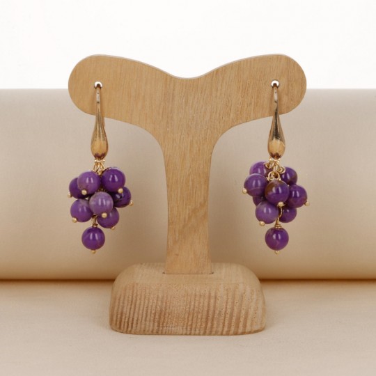 Phosfosiderite Grape Earrings