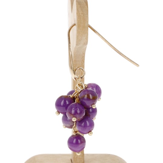 Phosfosiderite Grape Earrings