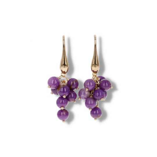 Phosfosiderite Grape Earrings