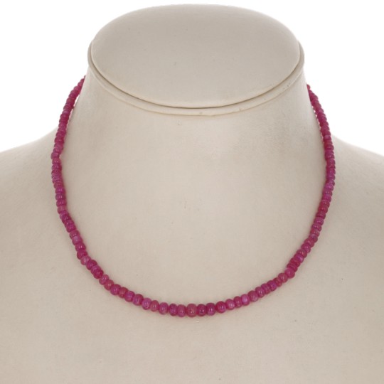 Ruby Necklace with Asterism Presence