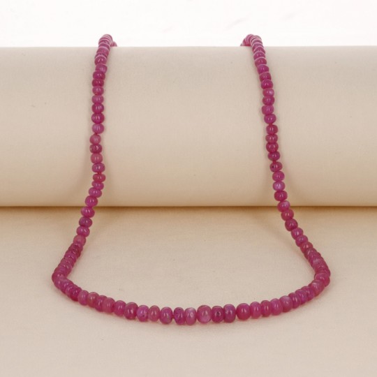 Ruby Necklace with Asterism Presence