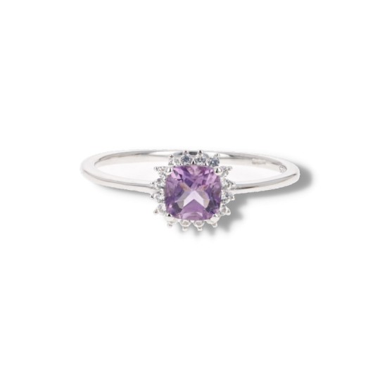 Ring with Topazi Amethyst and Contour