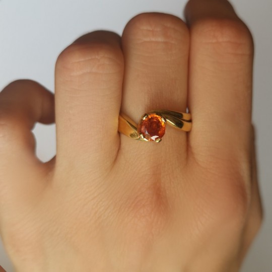 Vintage Ring with Spiced Granate