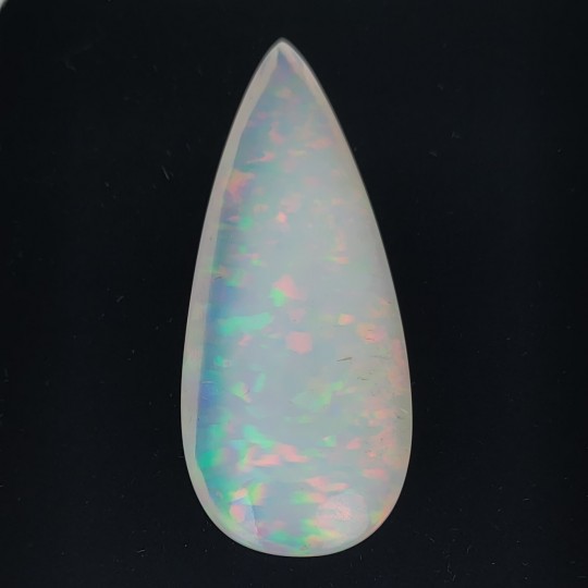 Äthiopischer Opal-Cabochon, länglicher Tropfen