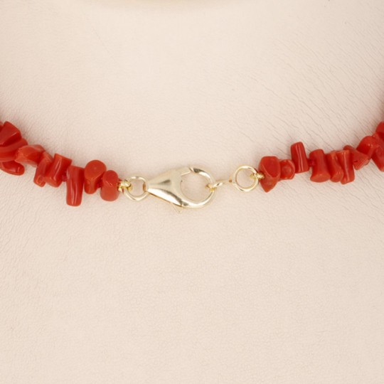 Natural Red Coral Necklace