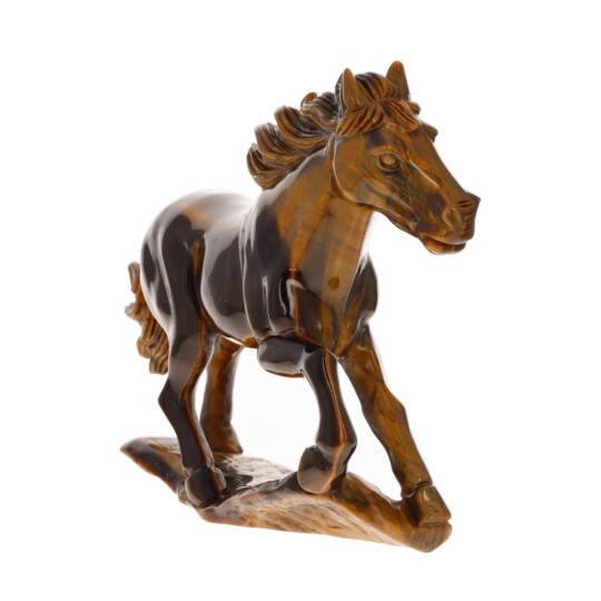 Sculpture Horse on Tiger Eye Base