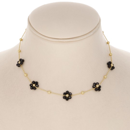 Collier con Negro Spinello Margherite