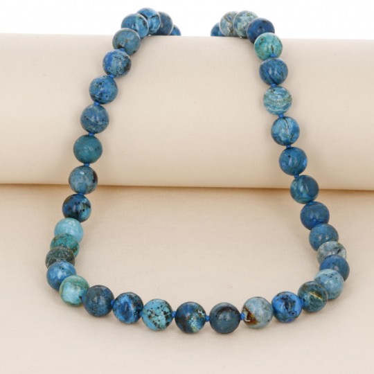 Collana di Opale Blu Multisfumatura