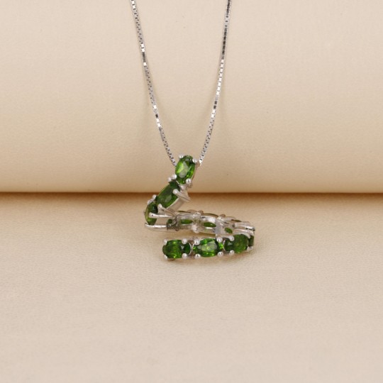 Pendant with Diopside