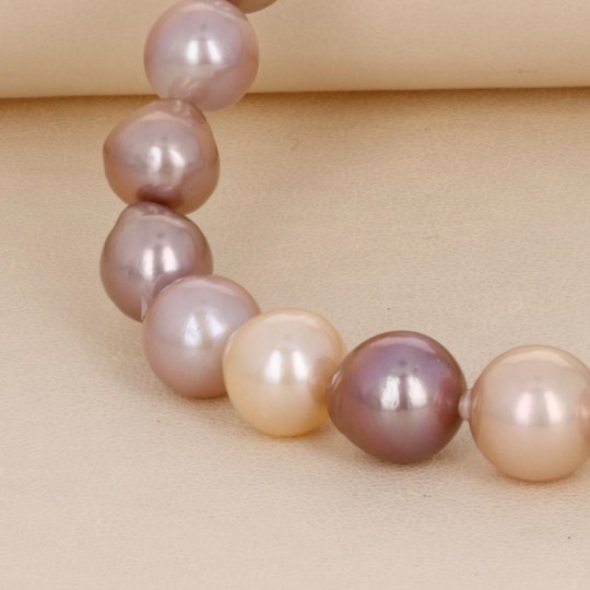 Multicolor Freshwater Pearl Wire Barocche