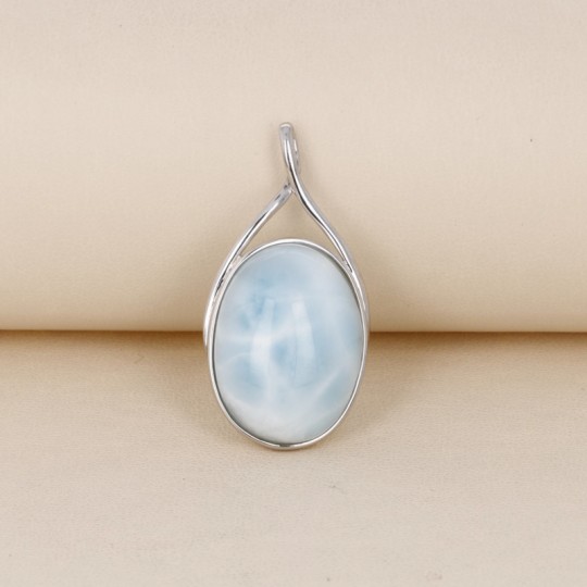 Silber Anhänger 925‰ mit Larimar