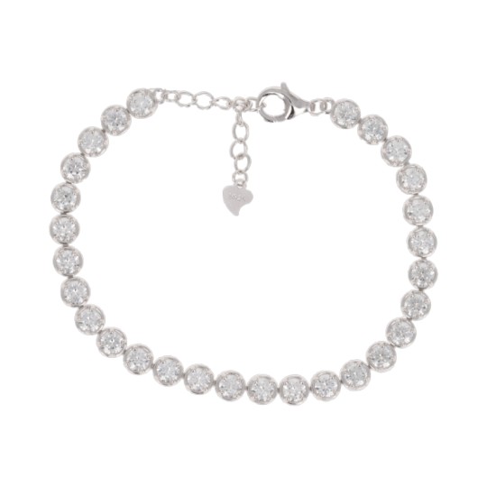 Bracelet Tennis Moissanite Synthetic ø 4 mm