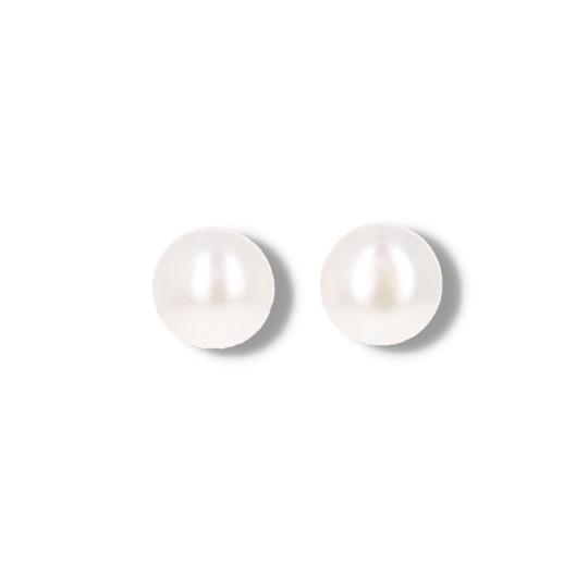 Earrings in Lobo with Pearls in Bottone