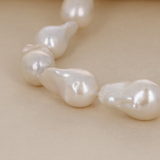 Barock Perlen Halskette (Fiammate)