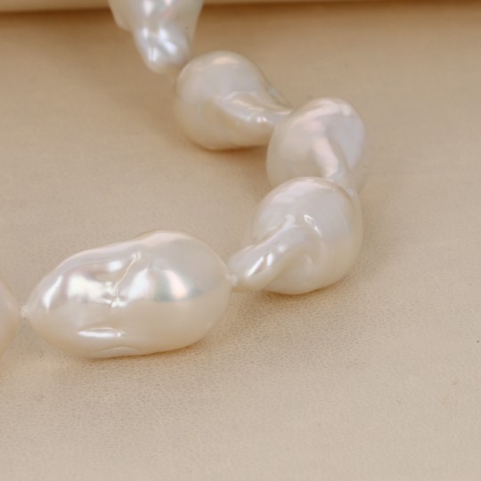 Barock Perlen Halskette (Fiammate)