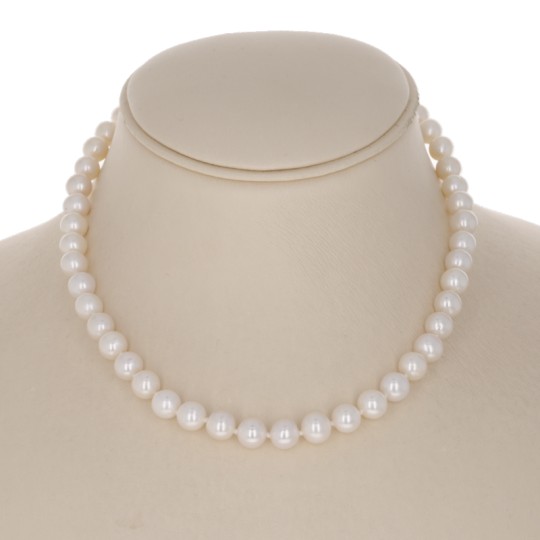 Collar de perlas semiround
