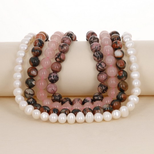 Offer Lot 4 Strands Stones and Pearls