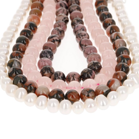 Offer Lot 4 Strands Stones and Pearls