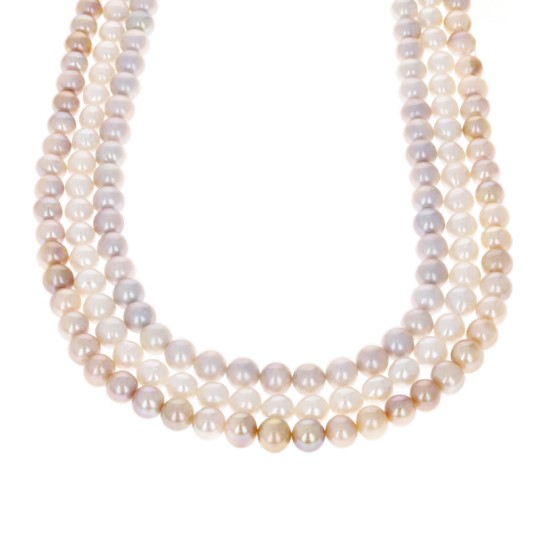 Offer Lot 3 Strands of Freshwater Pearl