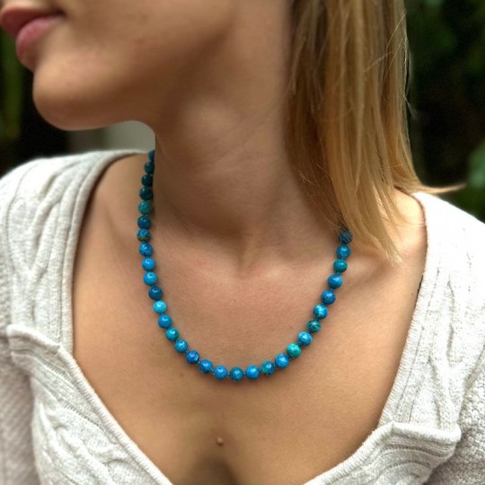 Collar de neckline Blue Opal