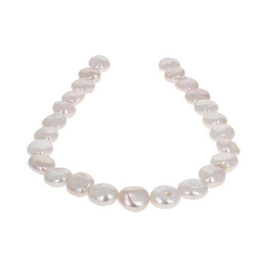 Baroque White Pearl Wire (Coin)