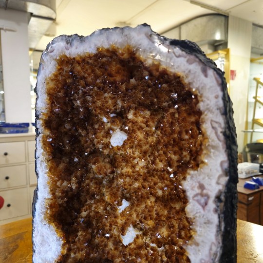 Citrine Quartz Geode