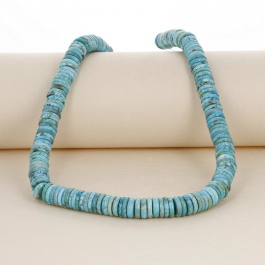 Turquoise Wire with Washer Liscia