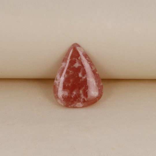 Rhodochrosit-Stein-Cabochon-Tropfen