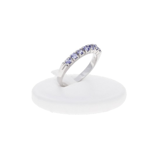 Anillo Rivière con Tanzanite