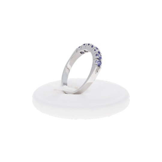 Anillo Rivière con Tanzanite