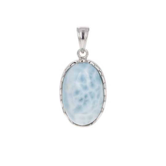 Pendente con Larimar Naturale