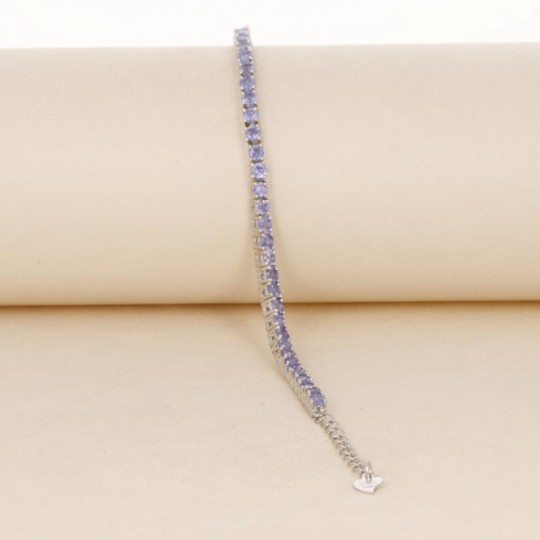 Tanzanite Tennis Bracelet ø 3 mm