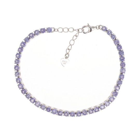 Tanzanite Tennis Bracelet ø 3 mm