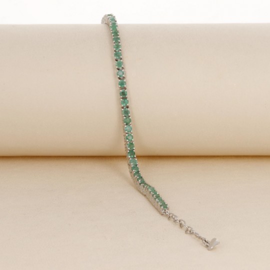 Emerald Tennis Bracelet ø 3 mm