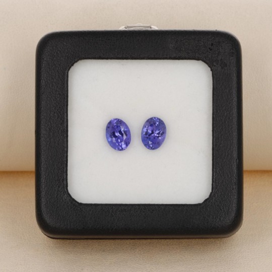 Pair of Tanzanite Oval